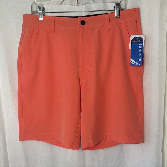Nautica Men’s NWT Performance Hybrid Shorts Breathable Moisture Wick UV Protect - Picture 1 of 12